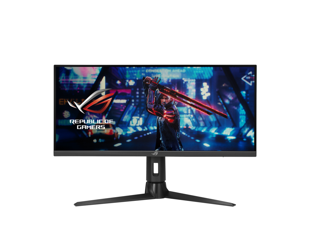 Monitor 29.5" ASUS XG309CM, 2560x1080, overclocking 220Hz* (Above144Hz), 1ms (GTG), Fast IPS, Extreme Low Motion Blur Sync, USB Type-C,110% sRGB, G-Sync compatible, KVM support, Tripod socket.