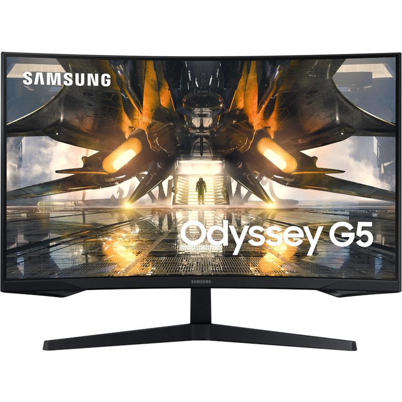 Monitor LED Samsung LS32AG550EUXEN, 31.5inch, WQHD VA, 1ms, 165Hz, negru