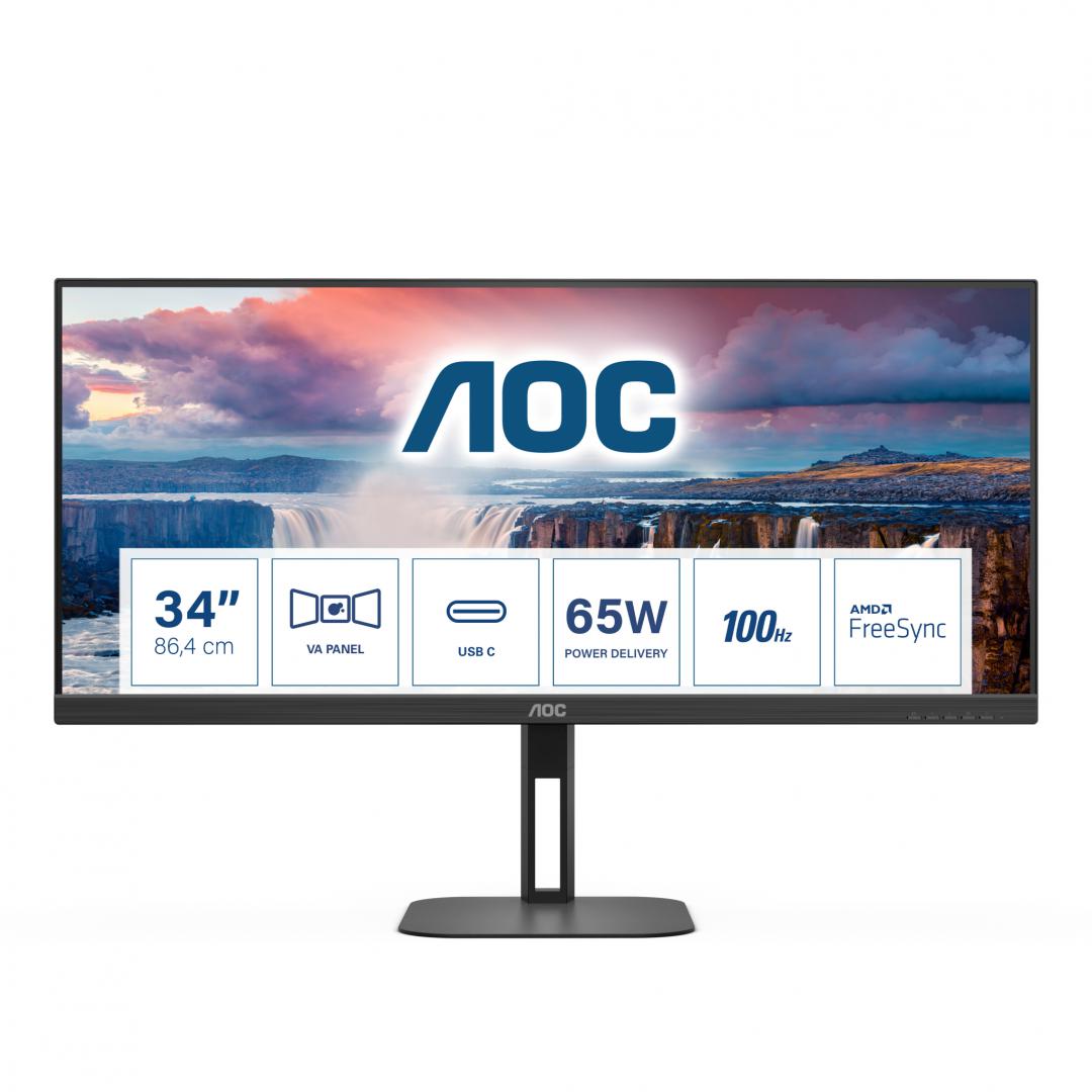 Monitor AOC 34" U34V5C/BK