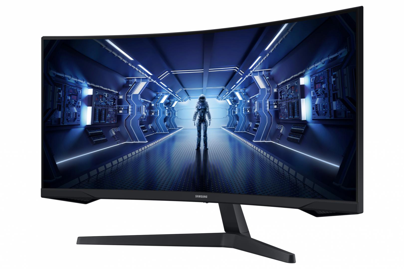 MONITOR SAMSUNG LC34G55TWWPXEN 34 inch, Curvature: 1000R, Panel Type:VA, Backlight: LED backlight, Resolution: 3440x1440, Aspect Ratio: 21:9 ,Refresh Rate:165Hz, Response time MPRT: 1 ms, Brightness: 250 cd/m²,Contrast (static): 2500:1, Contrast (dynamic): Mega ∞ DCR, Viewingangle: 178°/178°, Color