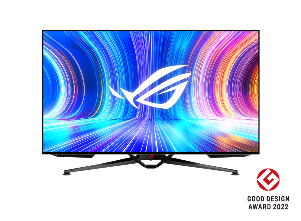 Monitor 41.5" ASUS PG42UQ, OLED gaming, 16:9, 4K 3840x2160, Non-Glare ,450 cd/ mp, 135.000:1, 178/ 178, 0.1 ms, Flicker free, HDR10, 138 Hz,Low Blue Light, G-SYNC Compatible, DP, 4* USB, 4x USB 3.2 Gen 2 Type-A,SPDIF out, boxe 10Wx2/ Woofer: 15W, Kensington Lock, VESA 300* 300,negru