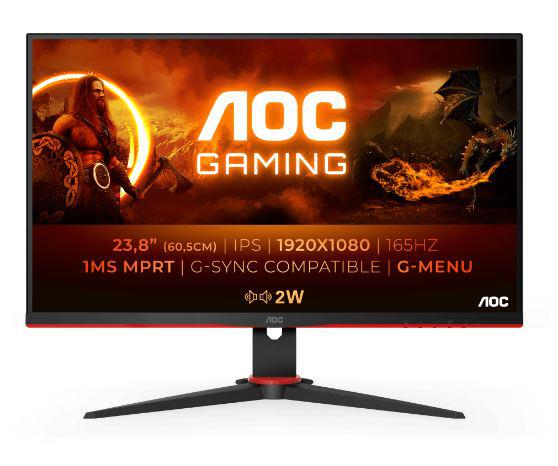 Monitor AOC 23.8" 24G2SPU/BK