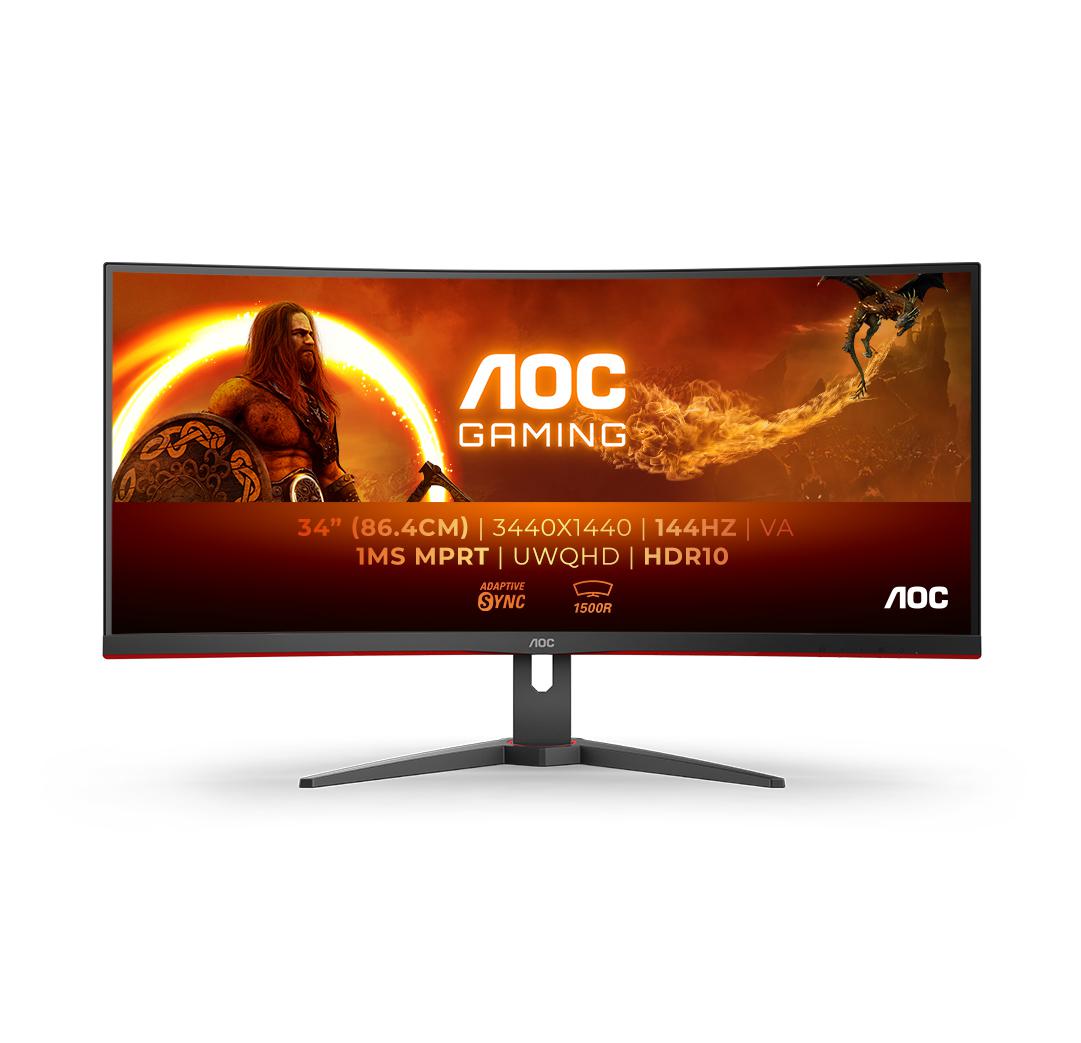 Monitor AOC 34" CU34G2XE/BK