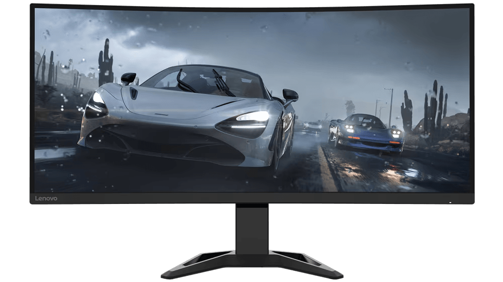 Monitor Gaming 34" Lenovo G34w-30, LED, Panel Type VA, UHD 3440x1440, 165Hz (DP) / 170Hz (DP, Overclock) / 100Hz (HDMI®), Color Gamut 99% sRGB, 93% DCI-P3, Anti-glare, Aspect Ratio: 21:9, 0.5ms (MPRT) / 1ms (Level 4) / 2ms (Level 3) / 3ms (Level 2) / 4ms (Level 1) / 5ms (Off mode), 350 cd/m², 2500:1