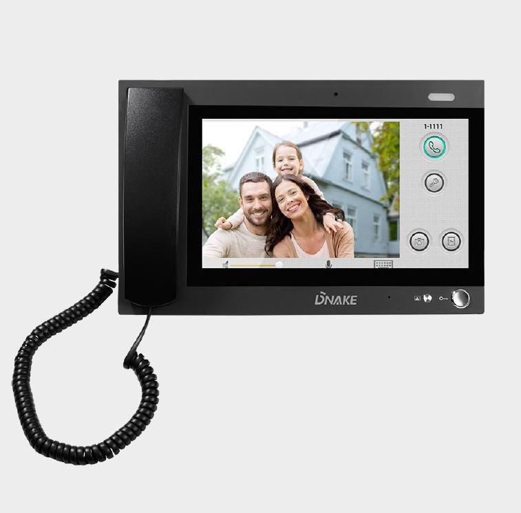 Monitor videointerfon Dnake 902C-A, Android - IP Master Station; Ecran TFT LCD 10.1”, Rezolutie 2MP, Touch Screen & Touch Key; Alimentare POE, Deblocare de la distanta, Comunicatie Handsfree si Receptor