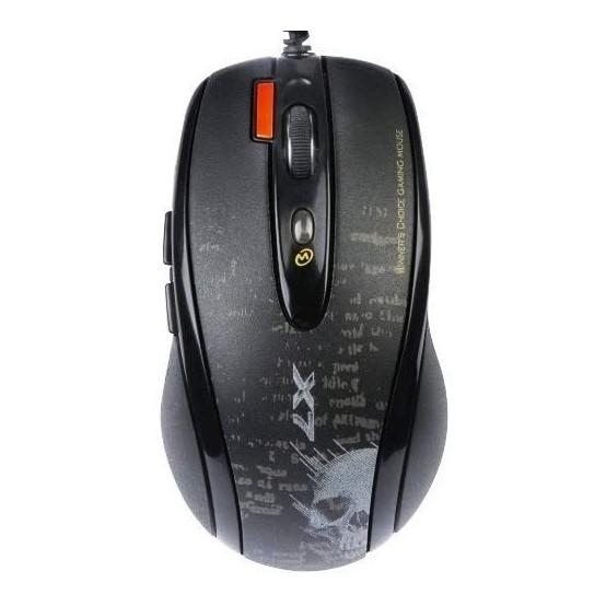 MOUSE A4tech F5-BK Bloody gaming, cu fir, USB, 3000 dpi, negru