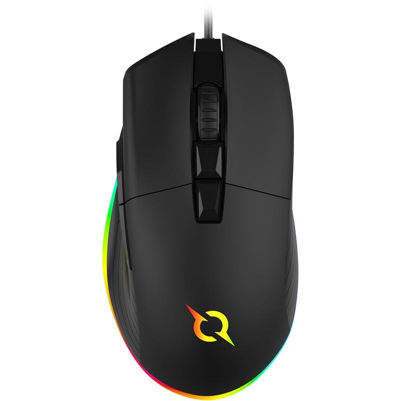 Mouse AQIRYS Acrux, cu fir, 8 butoane, interfata USB 2.0