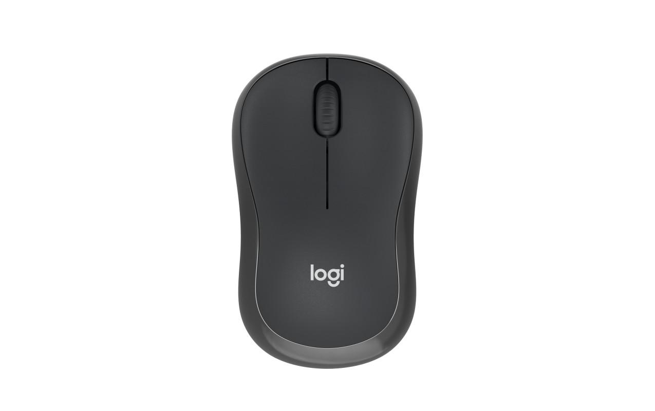 Mouse Logitech M240 Silent Graphite, rezolutie 1000 DPI, conectare wireless, interfata USB, gri