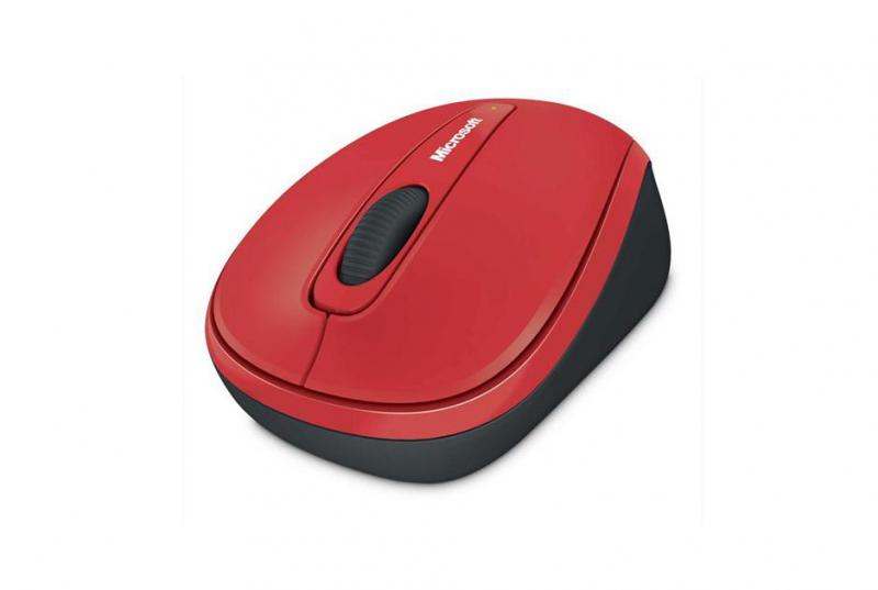 Mouse Microsoft Mobile 3500, Wireless, Rosu
