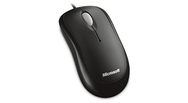 MOUSE MICROSOFT WIRED OPTIC USB BLACK