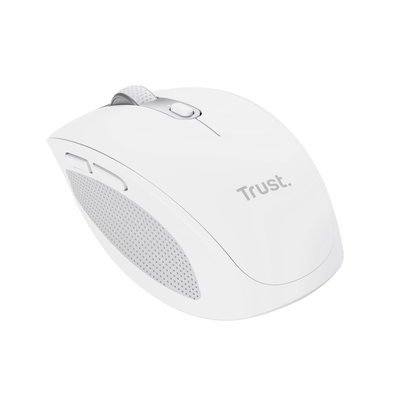 Mouse Trust Ozaa compact, rezolutie maxima 3200 DPI, interfata USB-A, USB-C, alb