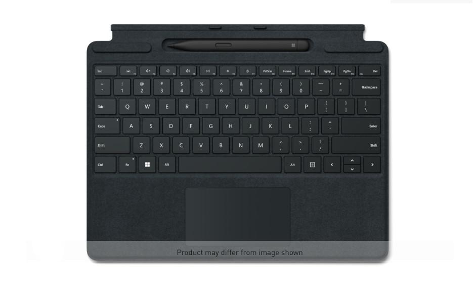 Microsoft Surface Pro8/9 TypeCover + Pen Bundle Black English International
