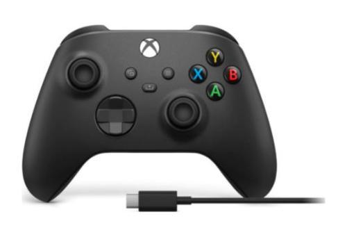 Ms Xbox Wireless Controller + USB-C Cable Carbon Black