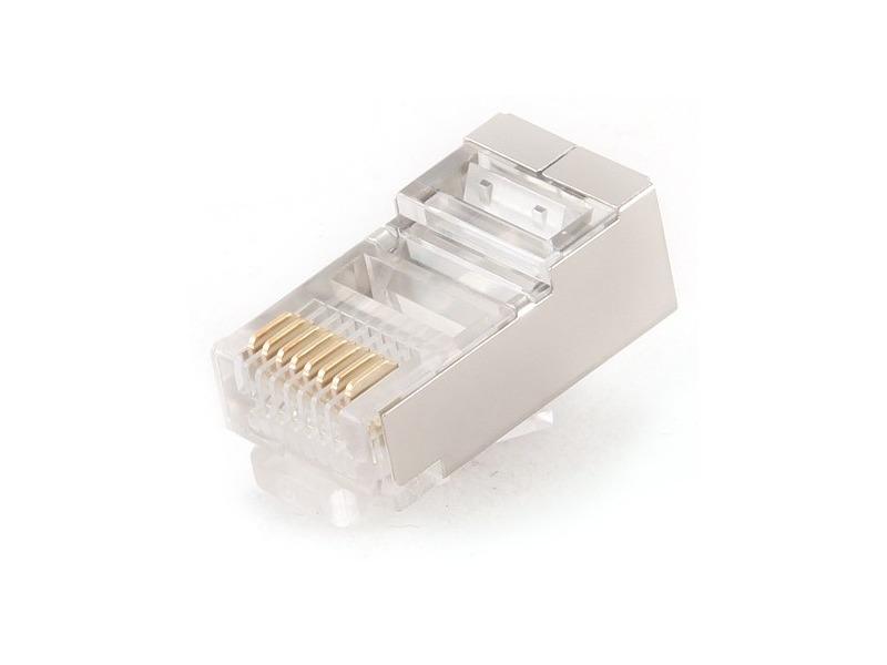 Mufa RJ45 UTP cat.5e 30 microni, LC-8P8C-001; Cablu solid; Punga: 100 debucati.