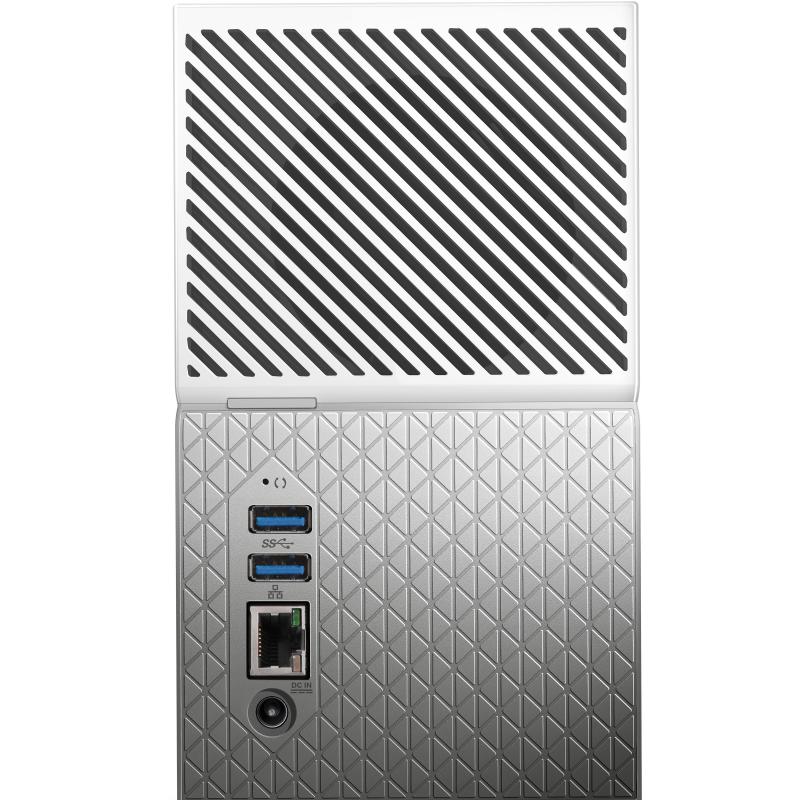 NAS WD, 2 Bay, 8TB, My Cloud Home Duo, Gigabit Ethernet, USB 3.0 expansion port (x2), Dual-drive storage, Password protection,