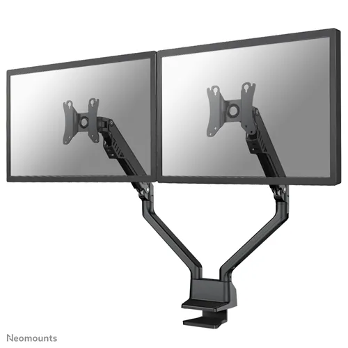 Suport Monitor de Birou Dual, Neomounts by Newstar FPMA-D750DBLACK, 10" - 32", VESA 100x100, suporta pana la 8kg, negru