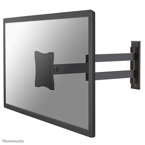 Suport TV de perete, Neomounts by Newstar FPMA-W830BLACK, Reglabil, 10"- 27", VESA 100x100mm, suporta pana la 12kg, negru