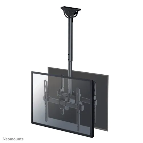 Suport TV de tavan, Neomounts by Newstar Dual, reglabil,  32"-60", VESA 200 x 200mm, suporta pana la 25 kg, negru