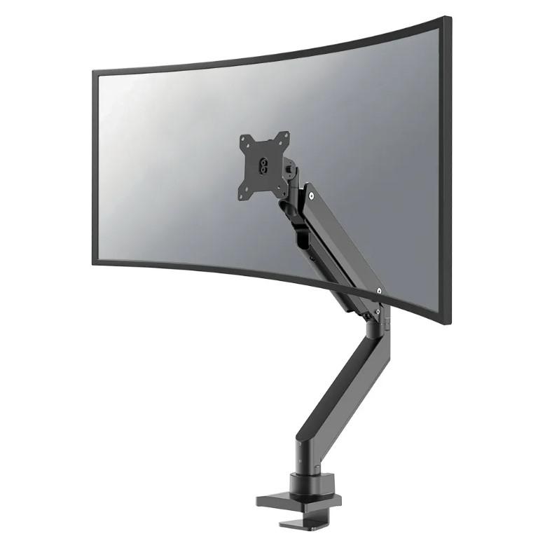Neomounts by Newstar Select NM-D775BLACK full motion desk mount for 10- 32" monitor screen, height adjustable (gas feather) - black  Specifications General Min. screen size*: 10 inch Max. screen size*: 32 inch Min. weight: 1 kg Max. weight: 16 kg Screens: 1 VESA pattern: 75x75, 100x100 mm VESA