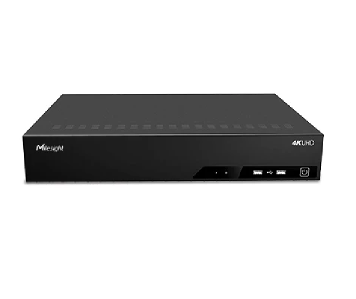 Pro NVR Milesight 16 Canale MS-N7016-G, Rezolutie inregistrare: 12MP; Compresie: H.265+/H.265(HEVC)/H.264+/H.264; Stocare: 4*SATA HDD ( 3.5") pana la 10TB per HDD; Interfata retea: 2*RJ45 10/100/1000Mbps, Dual stream; USB: 1*USB 3.0; 2*USB 2.0, Compatibilitate: ONVIF, API;Control tastatura