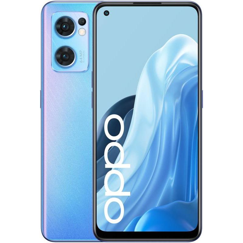 Oppo Reno7  5G  6.43'  OctaCore 2.4 GHz, Android 11, 8GB RAM, 256GB, Bluetooth 5.2, Wi-Fi, Dual SIM -  Startrails Blue