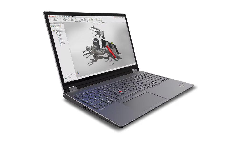 Laptop Lenovo ThinkPad P16 Gen 2, 16" WQUXGA (3840x2400) OLED 400nits Anti-reflection / Anti-smudge, 100% DCI-P3, DisplayHDR™ True Black 500, Dolby® Vision™, Eyesafe®, Touch, Intel® Core™ i9-13980HX, 24C (8P + 16E) / 32T, P-core 2.2 / 5.6GHz, E-core 1.6 / 4.0GHz, 36MB, Video NVIDIA® RTX 5000 Ada