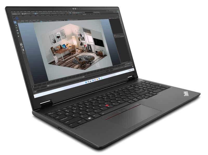 Laptop Lenovo ThinkPad P16v Gen 2 (Intel);16" WQUXGA (3840x2400) IPS 800nits Anti-glare, 100% DCI-P3, DisplayHDR™ 400, Dolby Vision®, Eyesafe®, TÜV Low Blue Light;Intel® Core™ Ultra 7 165H, 16C (6P + 8E + 2LPE) / 22T, Max Turbo up to 5.0GHz, 24MB;Video NVIDIA® RTX 2000 Ada Generation 8GB GDDR6;RAM