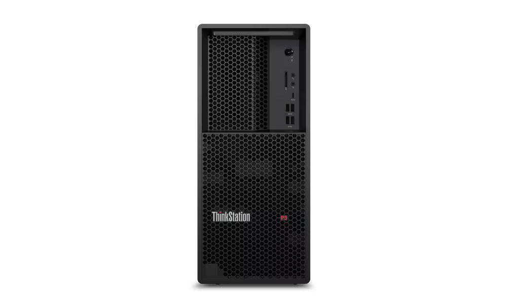 Desktop Lenovo ThinkStation P3 Tower , Intel® Core™ i7-13700K, 16C (8P + 8E) / 24T, Max Turbo up to 5.4GHz, P-core 3.4 / 5.3GHz, E-core 2.5 / 4.2GHz, 30MB, RAM 2x 16GB UDIMM DDR5-4400 Non-ECC, SSD 1x 1TB SSD M.2 2280 PCIe® 4.0x4 Performance NVMe® Opal, Video: Integrated Intel® UHD Graphics 770, 1x