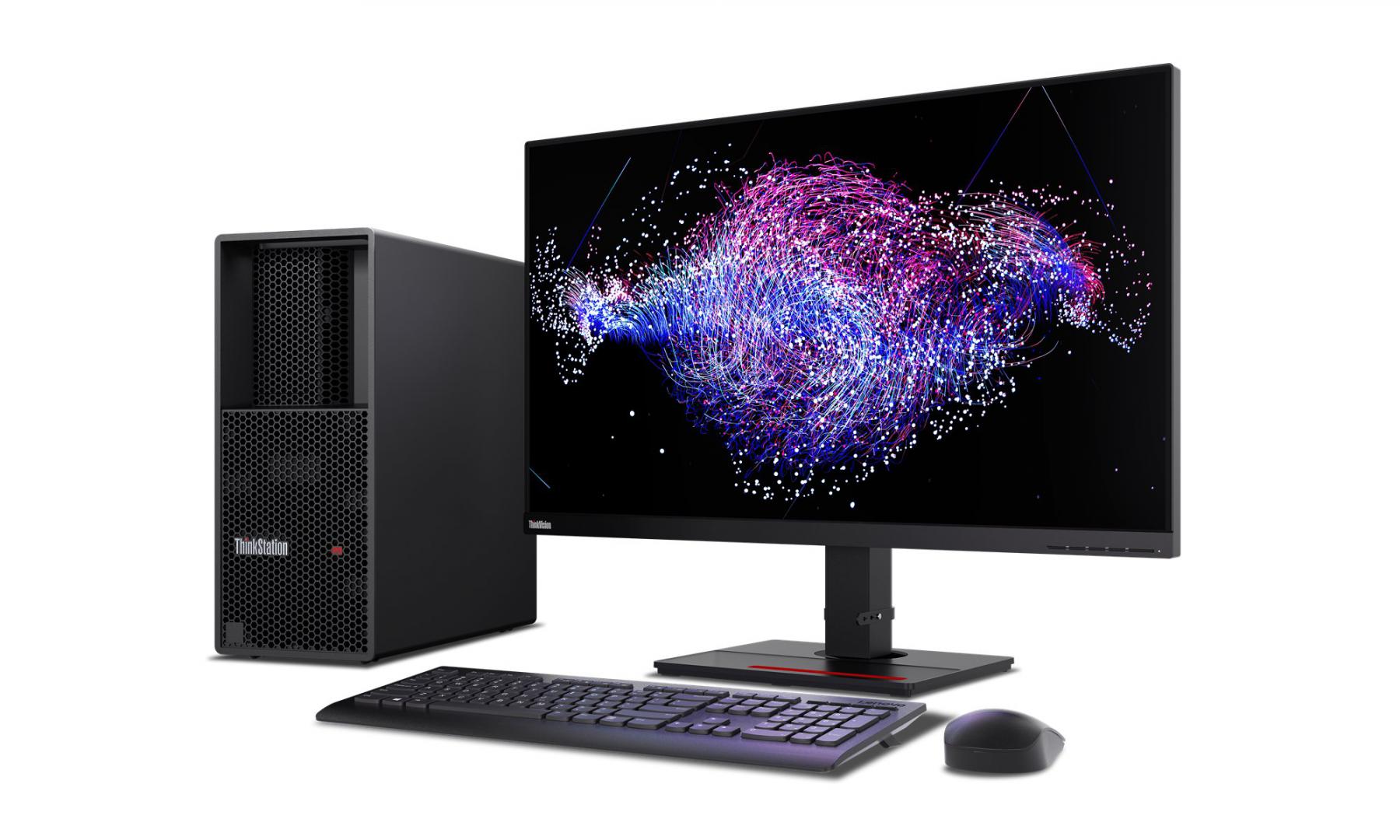 All-in-One Lenovo ThinkStation P3 Tower Tower, Intel® Core™ i7-14700, 20C (8P + 12E), RAM 2x 16GB UDIMM DDR5-4400 Non-ECC, 1x 1TB SSD M.2 2280 PCIe®,  Video: Integrated Intel® UHD Graphics,  3YO 1YP W11P