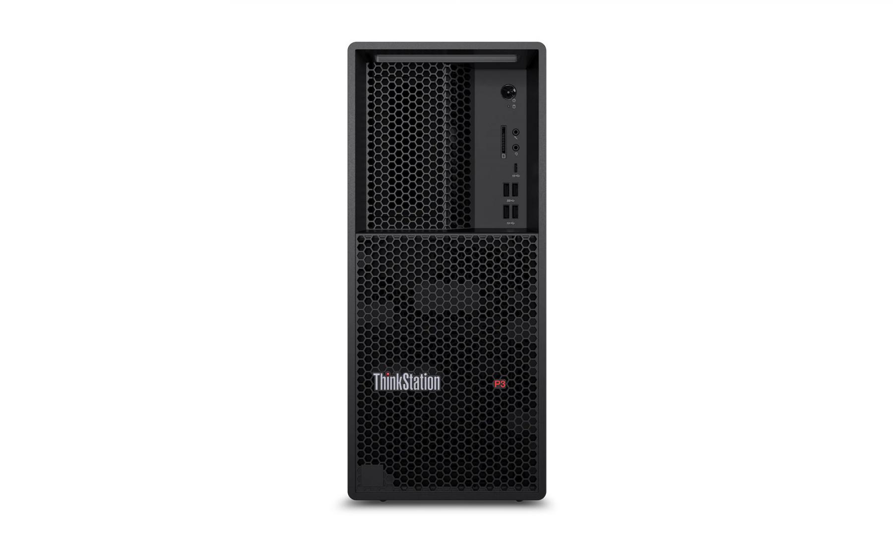 All-in-One Lenovo ThinkStation P3 Tower Tower, Intel® Core™ i9-14900K, 24C (8P + 16E) / 32T, RAM 2x 32GB UDIMM DDR5-4400 ECC, 1x 2TB SSD M.2 2280 PCIe®  Video: Integrated Intel® UHD Graphics, 3YO 1YP W11P