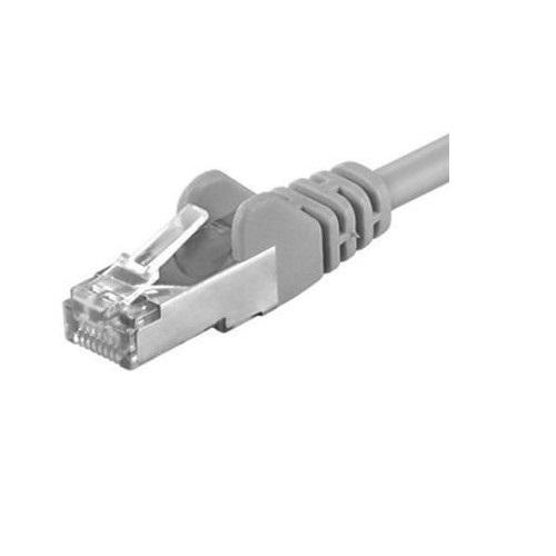 Patchcord SFTP RJ45-RJ45 Cat.6A 0.25m gri, SFTP-6A-0.25-G, pachcord din cupru