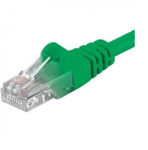 Patchcord UTP RJ45-RJ45 Cat.5e 0.25m verde,UTP-5E-0.25-GN, pachcord din cupru