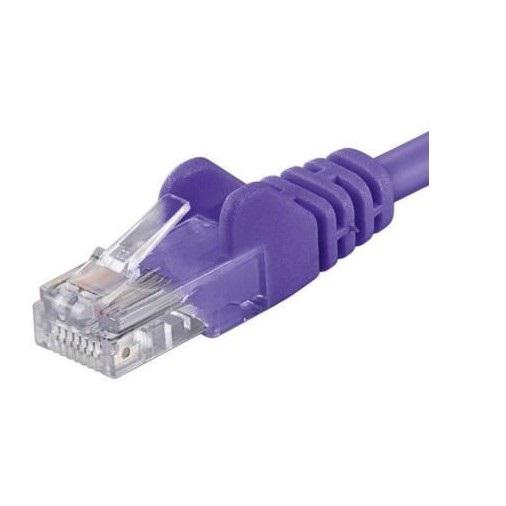 Patchcord UTP RJ45-RJ45 Cat.5e 0.25m violet, UTP-5E-0.25-V, pachcord din cupru