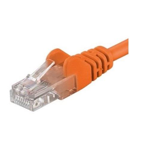 Patchcord UTP RJ45-RJ45 Cat.5e 2m portocaliu,UTP-5E-2-O, pachcord din cupru