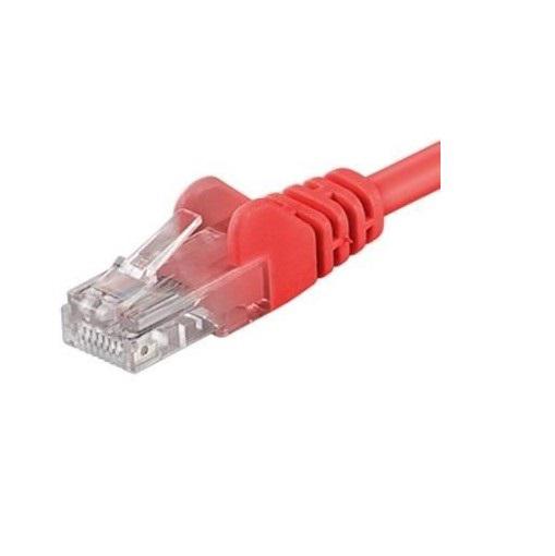 Patchcord UTP RJ45-RJ45 Cat.5e 3m rosu,UTP-5E-3-R, pachcord din cupru