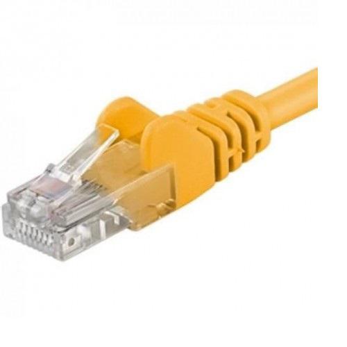 Patchcord UTP RJ45-RJ45 Cat.6 0.25m galben,UTP-6-0.25-Y, pachcord din cupru