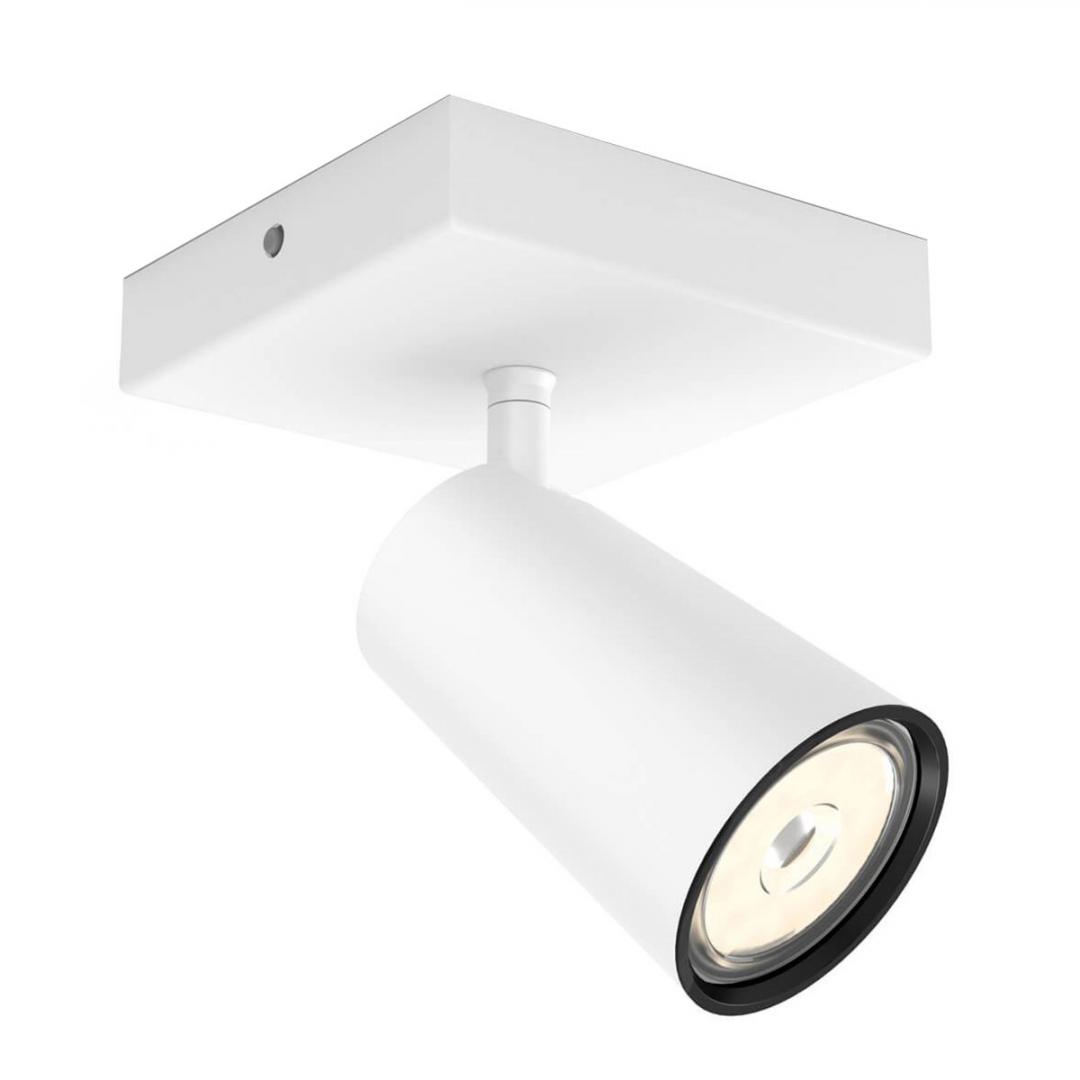 Spot LED Philips myLiving Paisley, GU10, 5.5W, IP20, Metal, Alb