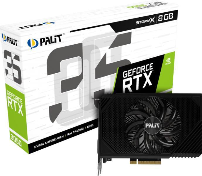 Placa video Palit GeForce RTX 3050 StormX 8GB GDDR6 128-bit