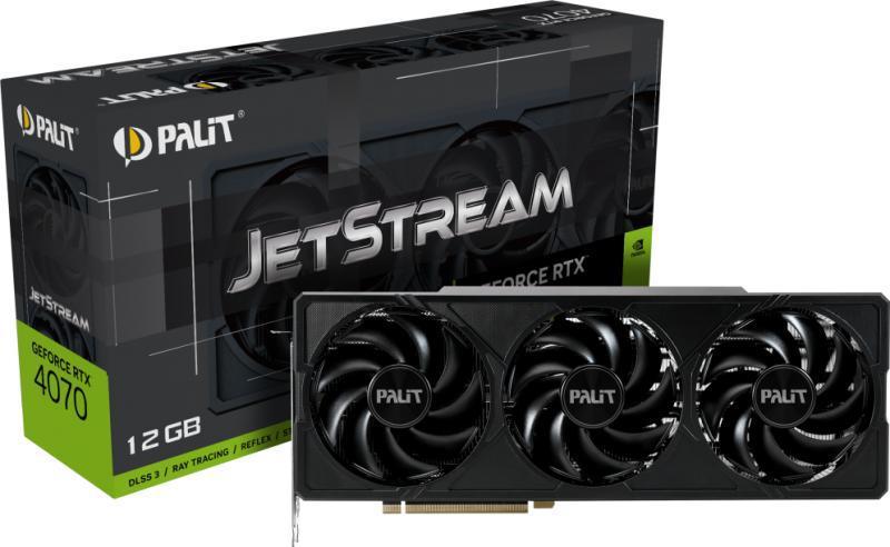 Palit GeForce RTX 4070 JetStream 12GB GDDR6X 192 bit, PCIE 4.0, 3x DP 1x HDMI