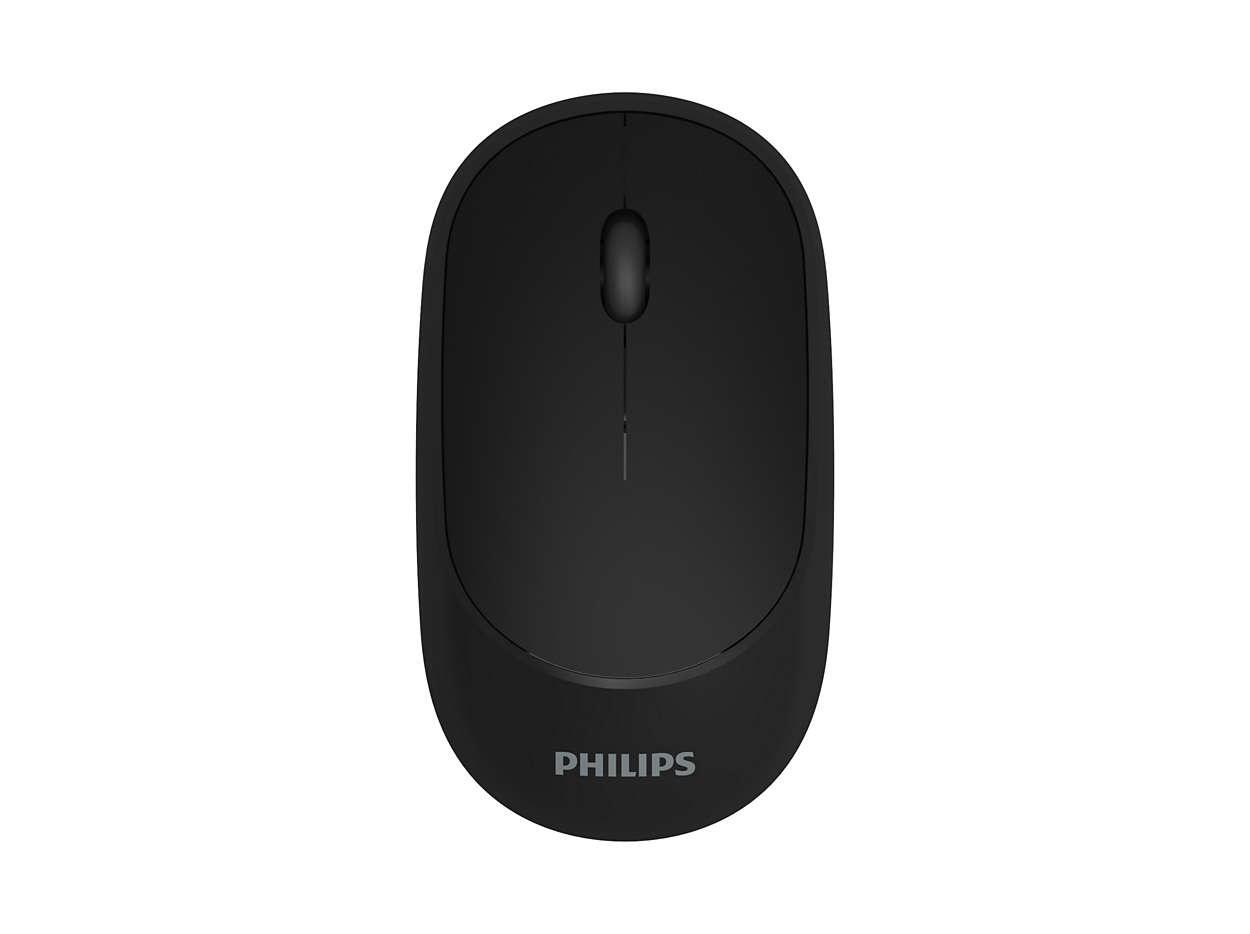 Mouse Philips SPK7314, Wireless, negru