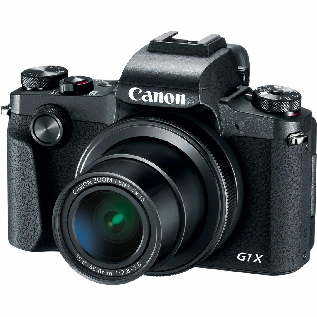 Camera foto Canon PowerShot G1X Mark III, 24.2 MP, APS-C CMOS, Procesor Digic 7, aspect ratio 3:2,3x zoom optic,3.0" vari-angle LCD TFT PureColor II G LCD, stabilizator optic deimagine IS, ISO 100-25600, Full HD movies 59.94 fps,compatibil SD/SDHC/SDXC, HDMI mini, culoare negru, greutate 399g.