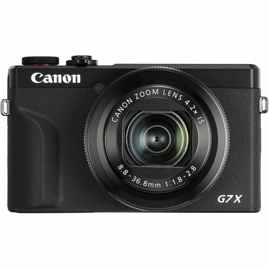 Camera foto Canon PowerShot G7x MARK III, 20.1Mpx, sensor CMOS, procesor DICIC 8, zoom optic 4.2x, stabilizare optica, autofocus, macro 5cm, touchscreen 3" rabatabil, face detection, video (4K) 3840 x 2160, 29.97 / 25fps, (Full HD) 1920 x 1080, , 119.9 / 100 / 59.94 / 50 / 29.97 / 25 fps, HDMI type