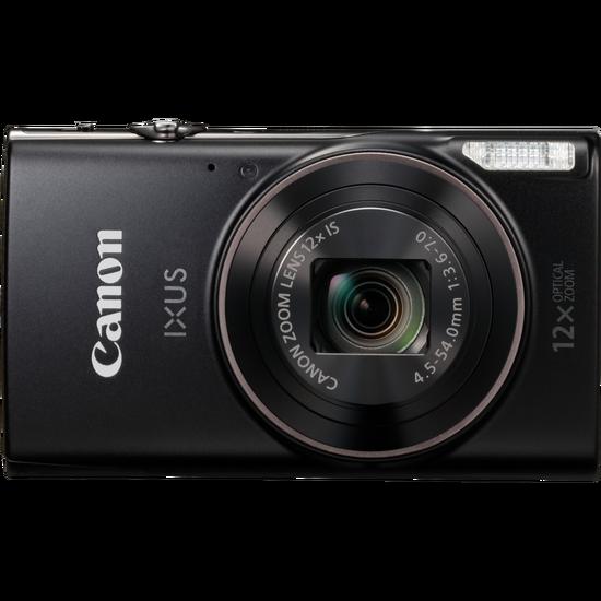 Camera foto Canon IXUS 285HS BLACK, rezolutie 20.2 MP CMOS, zoomoptic12x, 3.0" LCD,stabilizator optic de imagine inteligent IS, DIGI C+cutehnologie iSAPS,auto, ISO80 - ISO3200, filmare FULL HD (10800p)informatmp4, Smart Auto 32 scene,Wi-Fi,NFC compatibil SD, SDHC, SDXC, acumulatorLi-ion NB-11LH