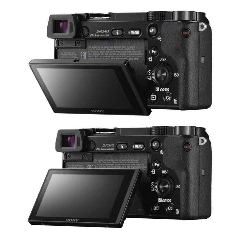 Camera foto Sony A6000 Black + obiectiv SEL 16-50mm, rezolutie 24.3 MP ,senzor Exmor APS HD CMOS, procesor BIONZ X, Wi-Fi si NFC, Autofocalizarecu detectia fazei in 179 puncte, ecran LCDTruBlackrabatabil 180 grade3", ISO 100-25600, rafala 11 fps, filmareFull HD 60fps, Auto HDR,Auto Object Framing