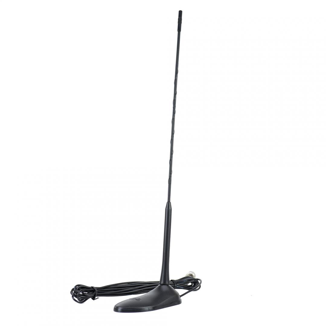 Antena CB PNI Extra 45, cu magnet inclus, lungime 45 cm, SWR 1.0, 26-30MHz, 150W, fibra de sticla,