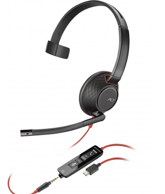 Poly Blackwire 5210 Monaural USB-A Headset