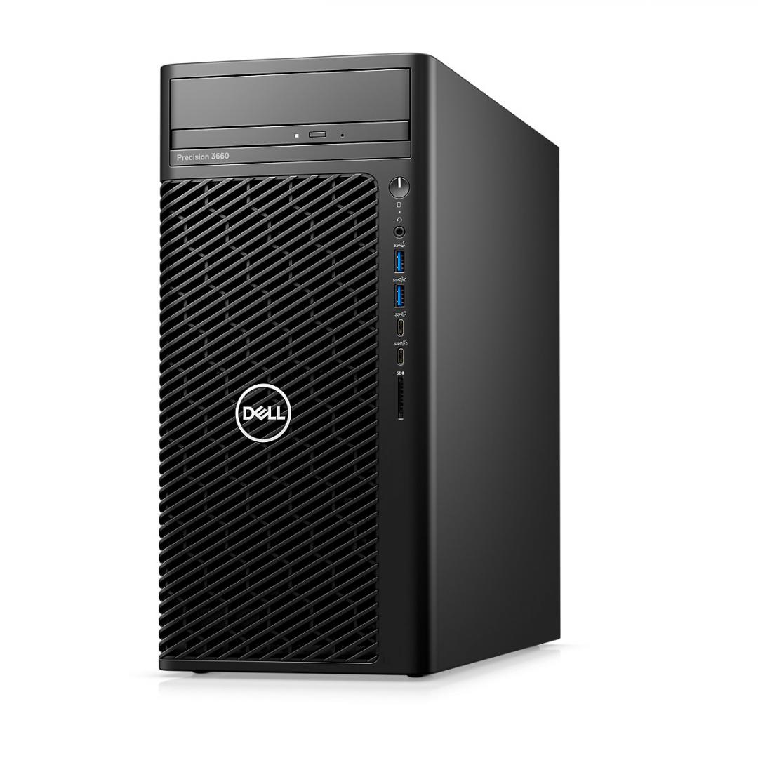 Precision 3660 Tower CTO BASE, 1000W, i7-13700, 16GB, 512GB + 1TB HDD, RTX A2000, W11 Pro