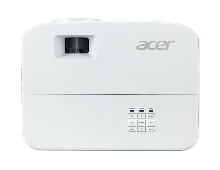 Proiector ACER P1157i, DLP 3D Ready, SVGA 800* 600, up to WUXGA 1920* 1200, 4800 lumeni, 4:3/ 16:9, 20.000:1, zoom optic 1.1x, dimensiune maxima imagine 300", distanta maxim de proiectie 12 m, boxa 3W, lampa 5.000 ore/ 15.000 ore extremEco, 29 dB, 2.4 kg, D-sub, composite video/ RCA, 2* HDMI, PC