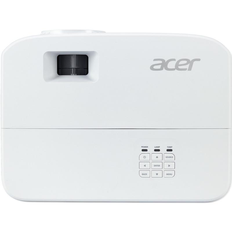 Proiector Acer P1357Wi, WXGA 1280* 800, up to WUXGA 1920*1200, 4800 lumeni/ 3600 Eco, 16:10/ 16:9/ 4:3, 20.000:1, zoom 1.3x, dimensiune maxima imagine 300", distanta maxima de proiectare 7.8m, boxa 10W, lampa 5.000 ore/ 15.000 ore Eco, 29 dB eco, greutate 2.4 kg, D-sub, composite video, 2* HDMI, USB