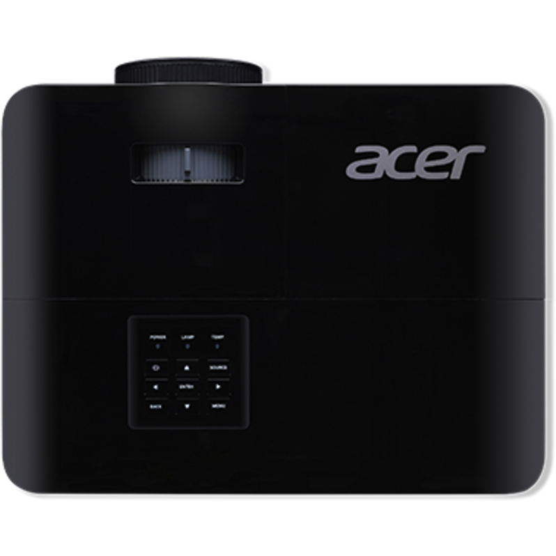 Proiector Acer X1128H, DLP, SVGA 800* 600, up to WUXGA 1920* 1200, 4500 lumeni, 4:3/ 16:9, 20.000:1, dimensiune maxima imagine 300", distanta maxima de proiectie 11.8 m, zoom optic 1.1x, lampa 6.000 ore/ 15.000 ore ExtremeEco, USB type A, VGA, audio in/ out, montare pe tavan, boxa 3W, greutate 2.8